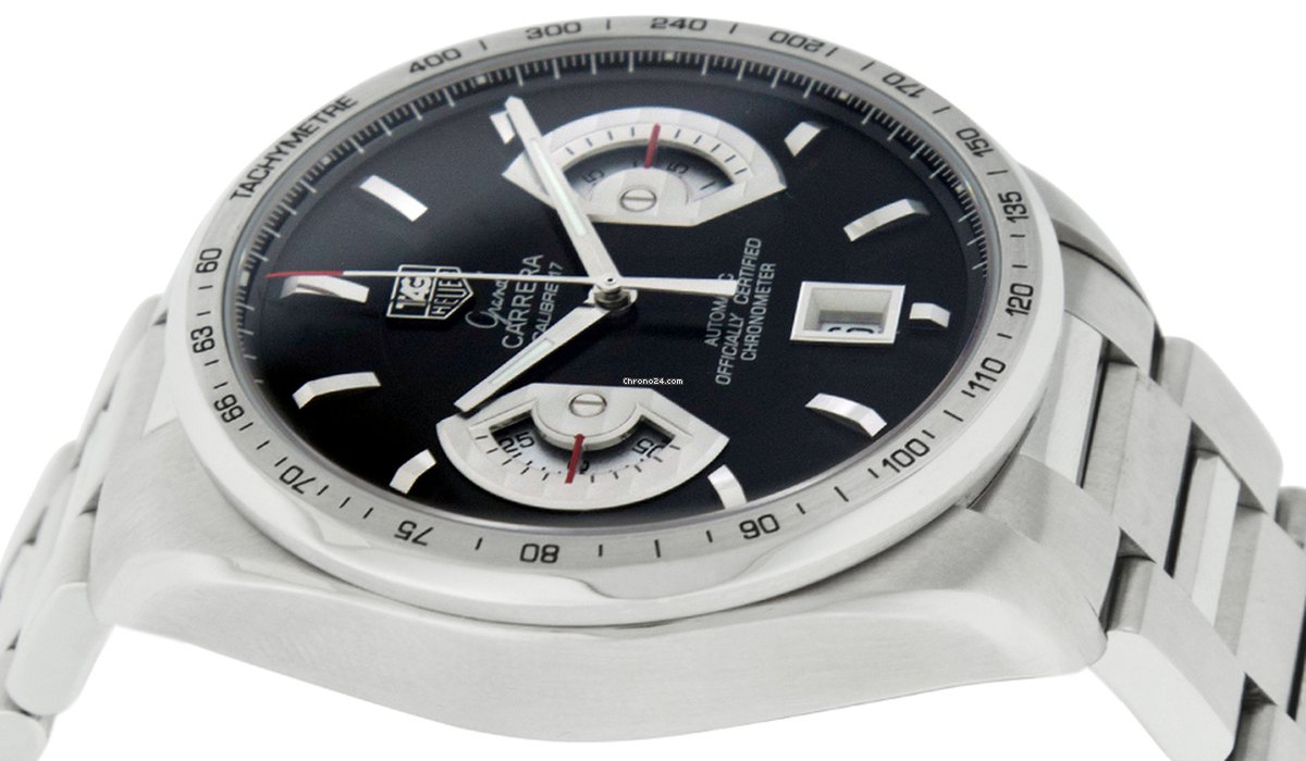 IMG_9081 TAG Heuer Grand Carrera Mens watch Unisex Automatic Steel CAV511A.BA0902 Replica 4