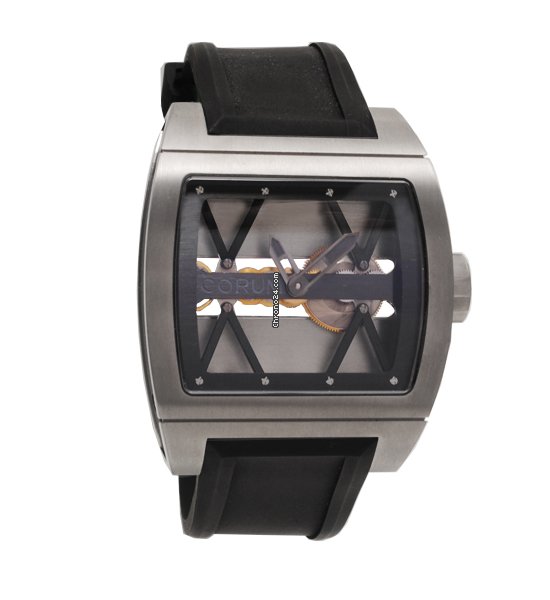 Corum Ti-Bridge Mens watch Unisex Manual winding Titanium 007.400.06 F371 Replica 4