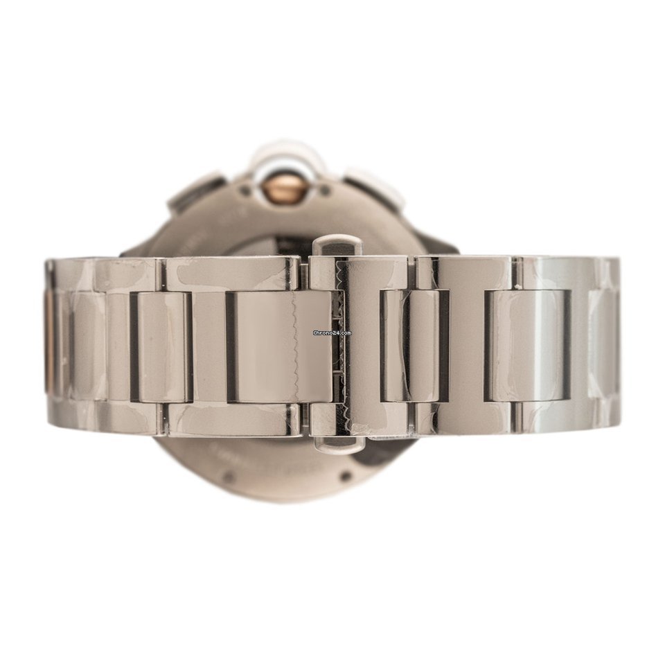 IMG_9081 Cartier Ballon Bleu 44mm Mens watch Unisex Automatic Gold Steel W6920075 Replica 4