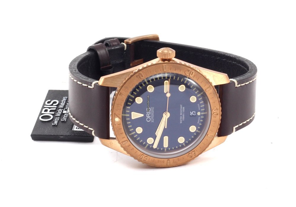 IMG_9081 Oris Carl Brashear Mens watch Unisex Automatic Bronze 01 733 7720 3185 Replica 4