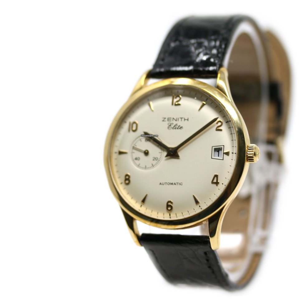 IMG_9081 Zenith Elite Mens watch Unisex Automatic Yellow gold 30 0125 680 Replica 4