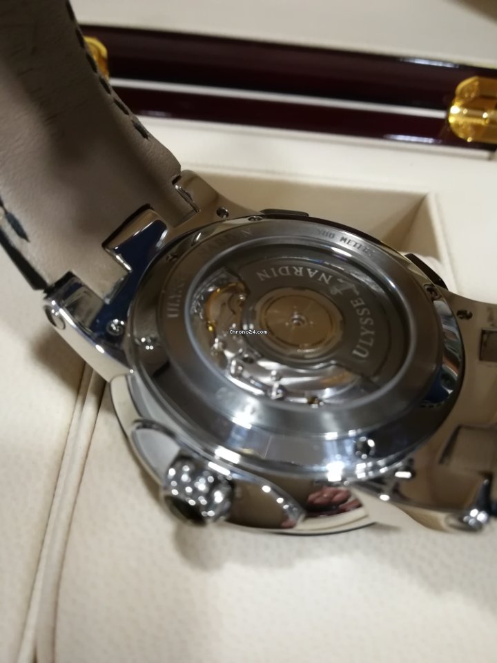 IMG_9081 Ulysse Nardin Executive Dual Time Mens watch Unisex Automatic Steel 243-00-3 42 Replica 5