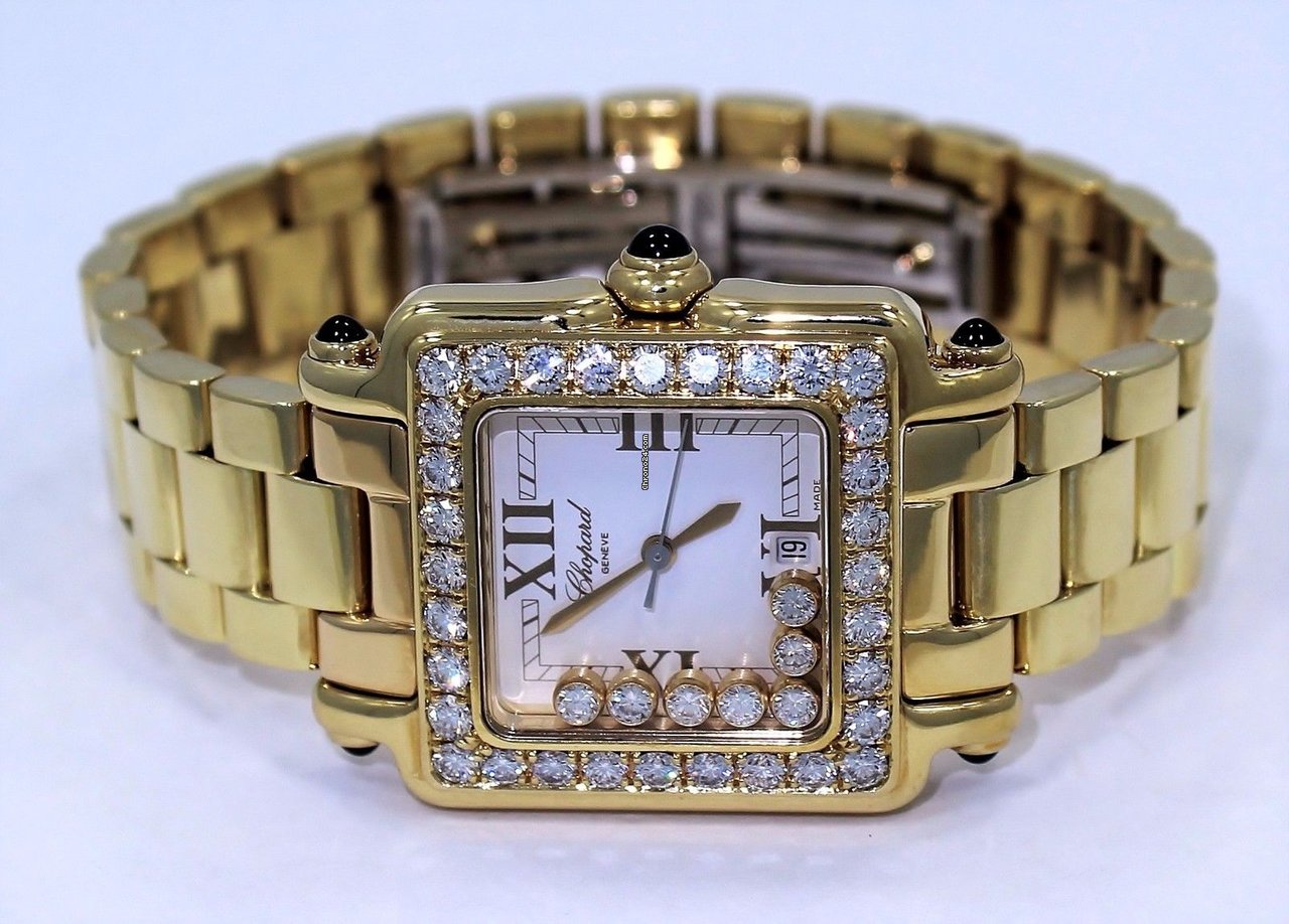 Chopard Happy Sport Womens watch Quartz Yellow gold 27 6770 Replica 5