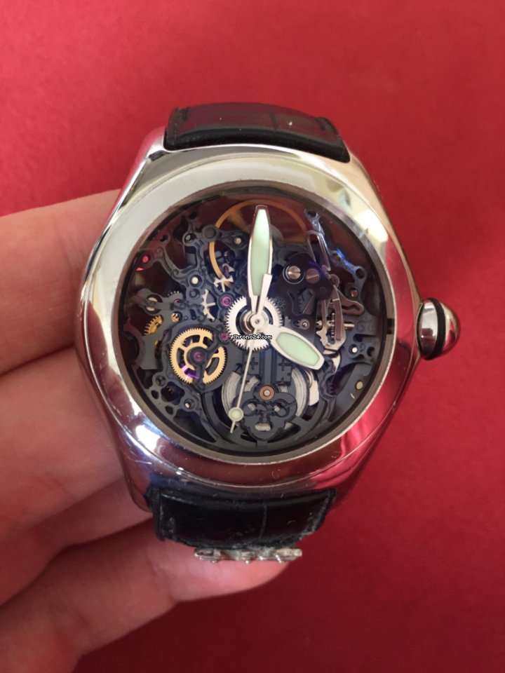 IMG_9081 Corum Bubble Mens watch Unisex Steel 082.130.20 Replica 5
