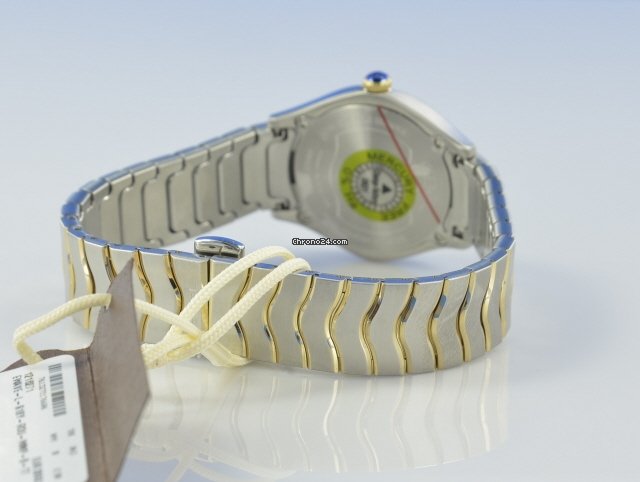 IMG_9081 Ebel Wave Womens watch Quartz Gold Steel 1216271 Replica 5
