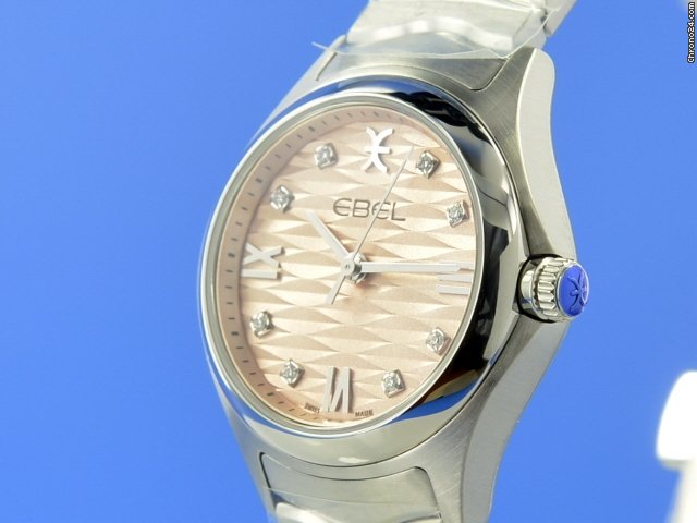 IMG_9081 Ebel Wave Womens watch Quartz Steel 1216413 Replica 5