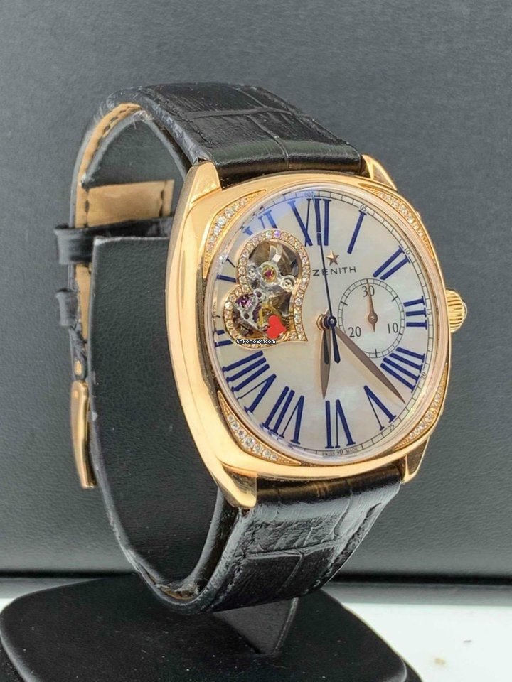 IMG_9081 Zenith Star Mens watch Unisex Automatic Rose gold 22.1925.4062 80.C725 Replica 5