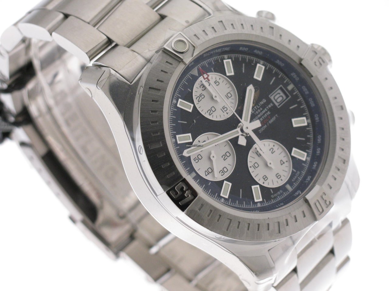 IMG_9081 Breitling Colt Chronograph Automatic Mens watch Unisex Automatic Steel A1338811 BD83 173A Replica 5