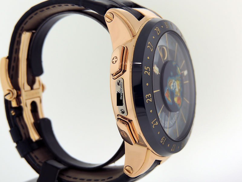 IMG_9081 Ulysse Nardin Moonstruck Mens watch Unisex Automatic Rose gold 1062-113 Replica 5