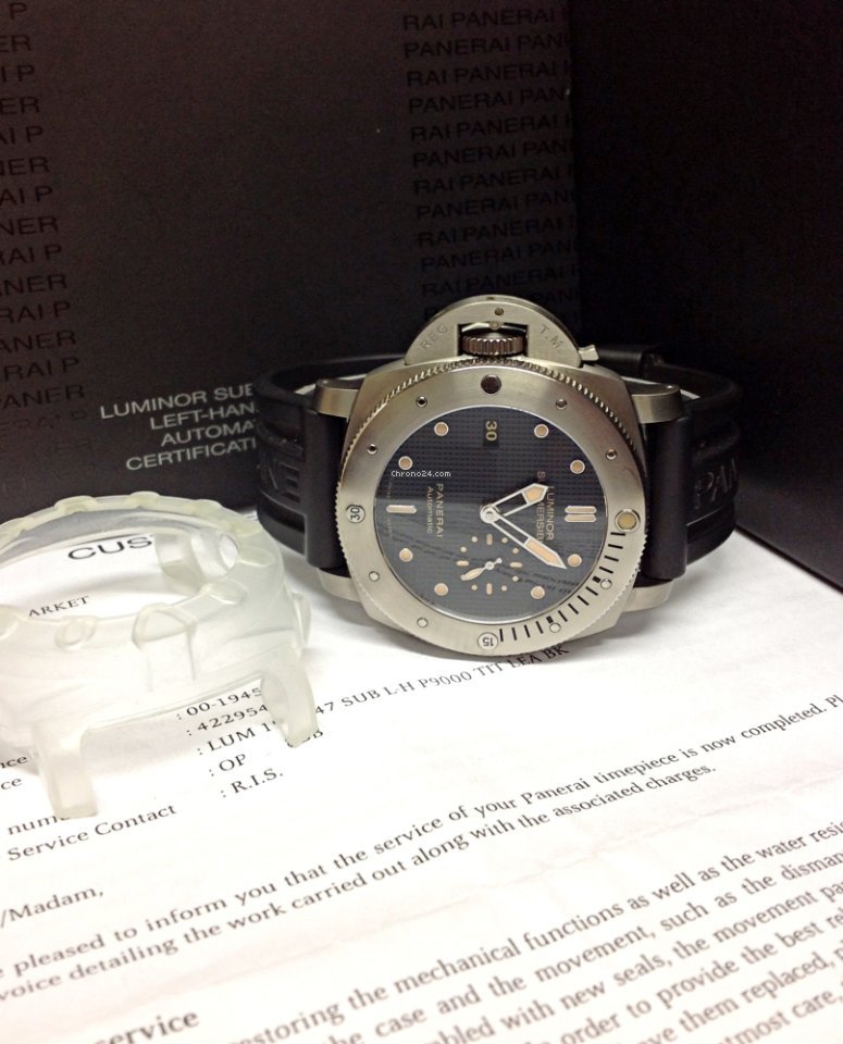 IMG_9081 Panerai Special Editions Mens watch Unisex Automatic Titanium PAM 00569 Replica 5