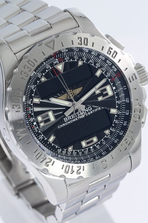 IMG_9081 Breitling Airwolf Mens watch Unisex Quartz Steel A78363 Replica 5
