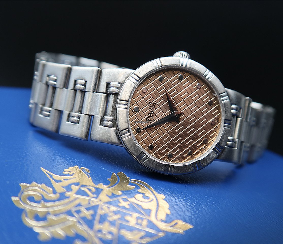 IMG_9081 Piaget Dancer Womens watch Quartz White gold 80563 Replica 5