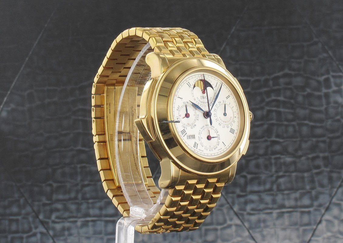 IWC Manual winding Yellow gold 1868 Replica 5