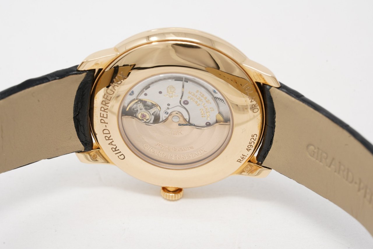 IMG_9081 Girard Perregaux 1966 Mens watch Unisex Automatic Rose gold 49525d52a1a1-bk6a Replica 5