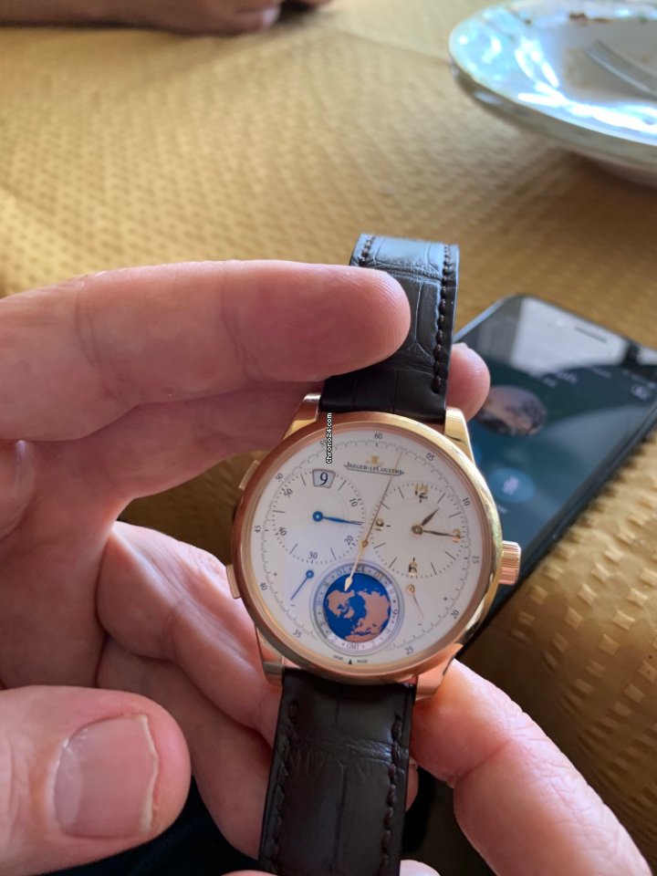 IMG_9081 Jaeger-LeCoultre Duometre Mens watch Unisex Manual winding Rose gold 6062520 Replica 5