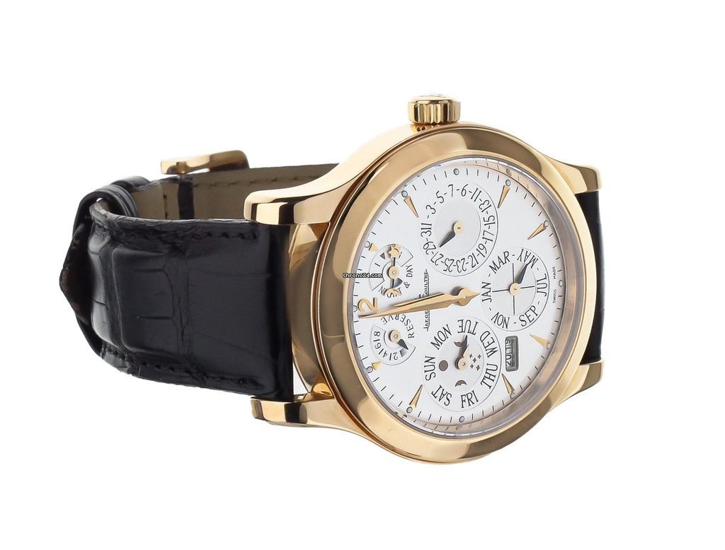 IMG_9081 Jaeger-LeCoultre Master Eight Days Perpetual Mens watch Unisex Automatic Rose gold 146.2.26.S Replica 5