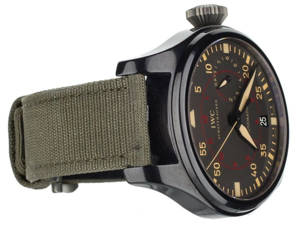 IMG_9081 IWC Big Pilot Top Gun Miramar Mens watch Unisex Automatic Ceramic IW5019-02 Replica 5