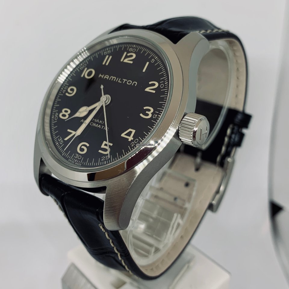 IMG_9081 Hamilton Khaki Field Mens watch Unisex Automatic Steel H70605731 KHAKI FIELD MURPH AUTO - STANDARD PACKAGING ONLY Replica 5