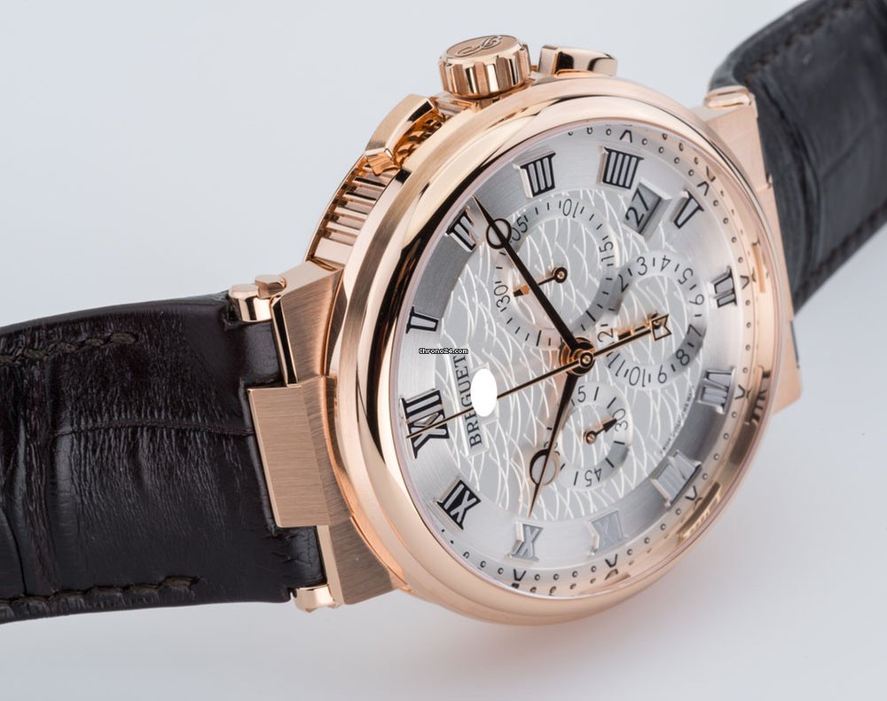 Breguet Marine Mens watch Unisex Automatic Rose gold 5527BR 12 9WV Replica 5