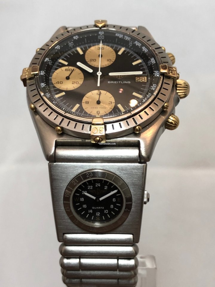 IMG_9081 Breitling Chronomat Mens watch Unisex Automatic Gold Steel 81.950 B13047 Replica 5