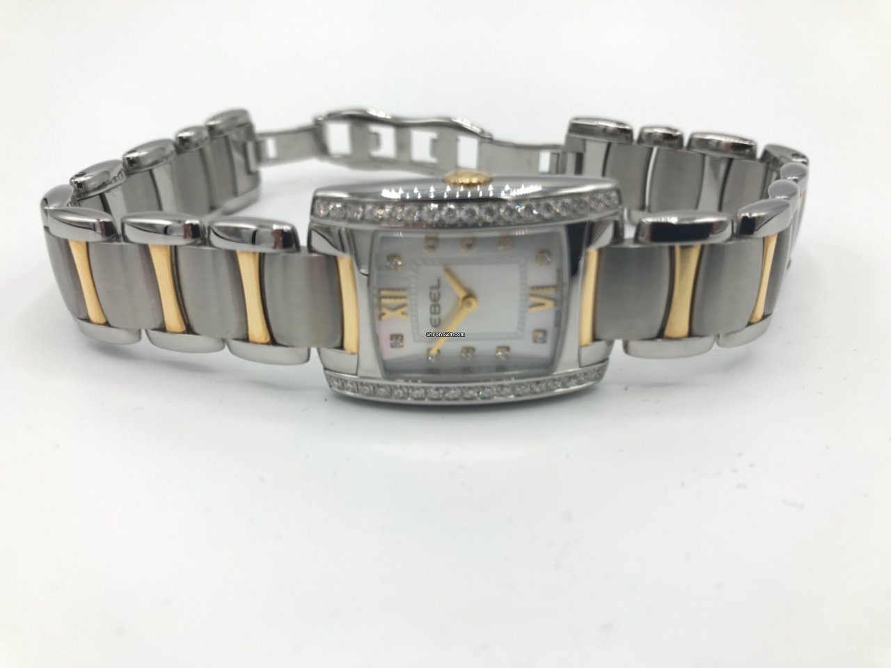 IMG_9081 Ebel Brasilia Womens watch Quartz Gold Steel 1215769 Replica 5