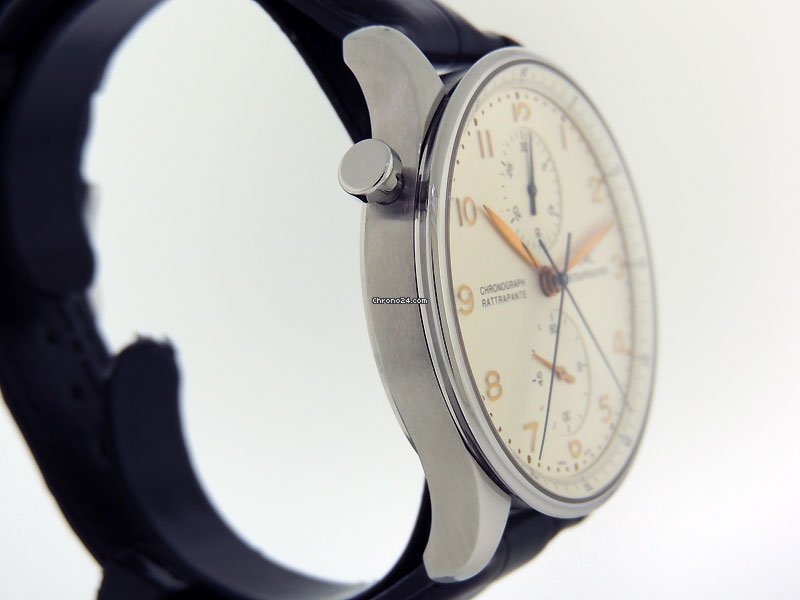 IMG_9081 IWC Portuguese Chronograph Mens watch Unisex Manual winding Steel IW3712-02 Replica 5