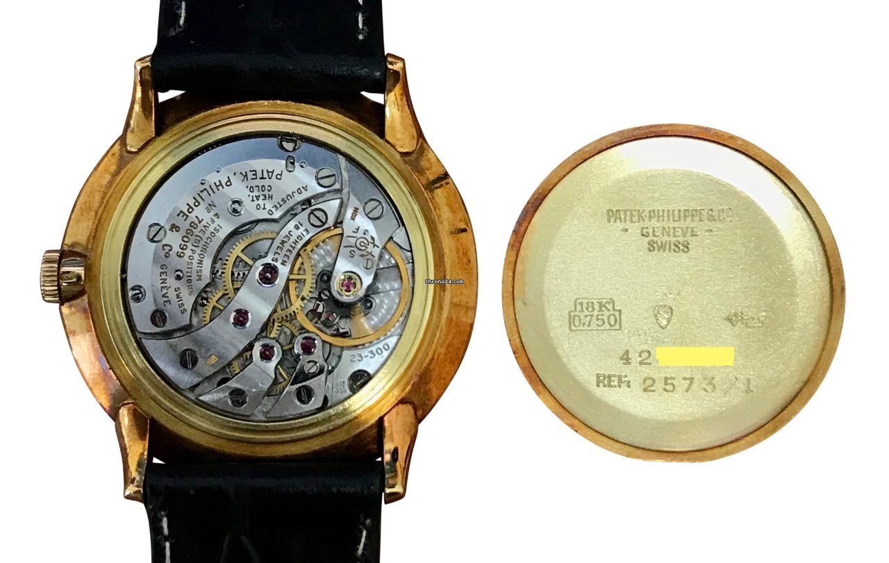 IMG_9081 Patek Philippe Calatrava Mens watch Unisex Manual winding Yellow gold 2573 Replica 5