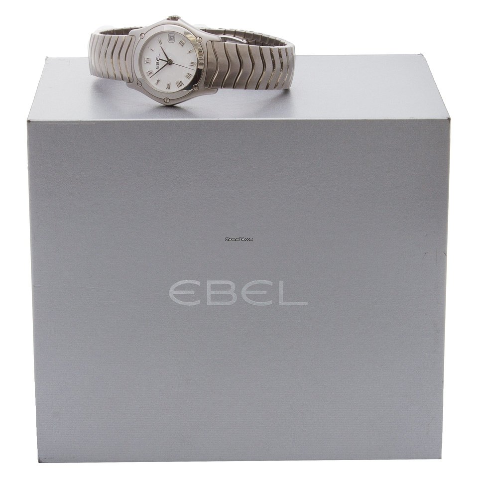 IMG_9081 Ebel Classic Womens watch Quartz Steel 9087F21 Replica 5