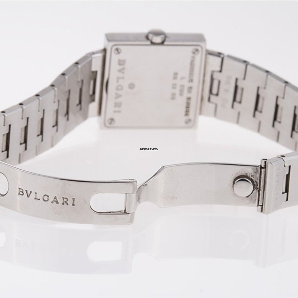 Bulgari Quadrato Quartz Steel SQ22SS Replica 5