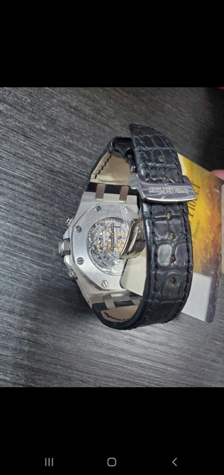 IMG_9081 Audemars Piguet Royal Oak Tourbillon Mens watch Unisex Manual winding Steel 25977st.oo.d002cr.01 Replica 5