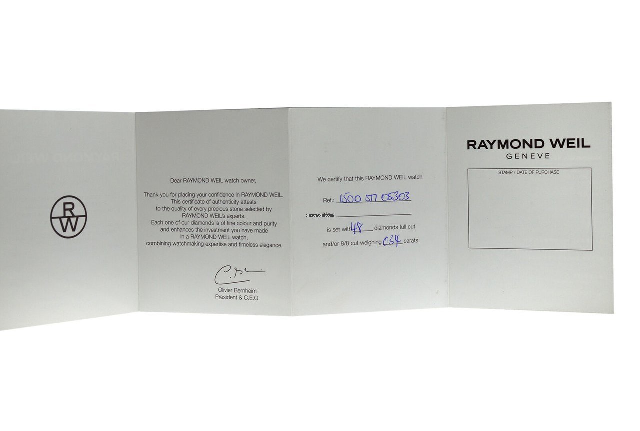 Raymond Weil Shine Womens watch Quartz Steel 1500-ST1-05303 Replica 5