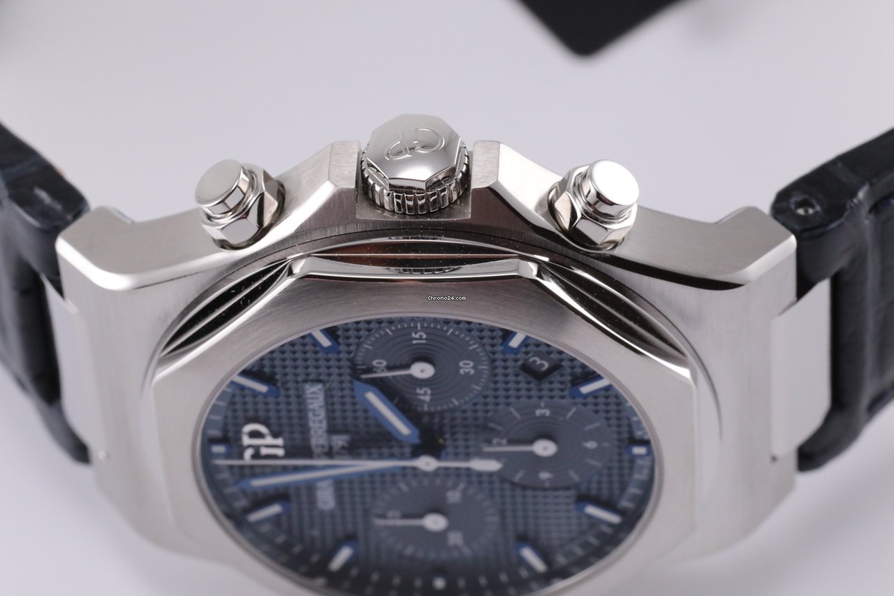 IMG_9081 Girard Perregaux Laureato Mens watch Unisex Automatic Steel 81020-11-431-BB4A Replica 5