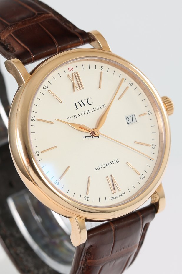 IMG_9081 IWC Portofino Automatic Mens watch Unisex Automatic Rose gold IW356504 Replica 5