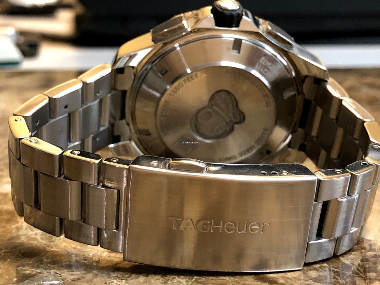 IMG_9081 TAG Heuer Aquaracer 500M Mens watch Unisex Automatic Steel CAK2111 Replica 5