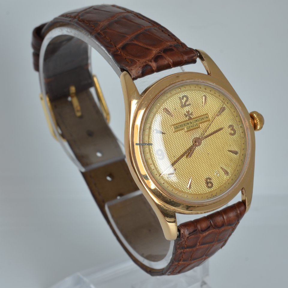Vacheron Constantin Manual winding Rose gold 6062 Replica 5