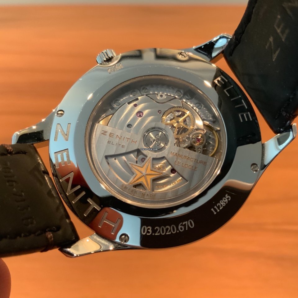 IMG_9081 Zenith Mens watch Unisex Automatic Steel 112895 Replica 5