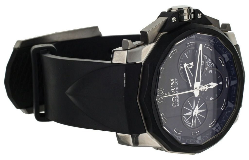 IMG_9081 Corum Admirals Cup Challenger Mens watch Unisex Automatic Titanium 753.935.06 0371AN52 Replica 5