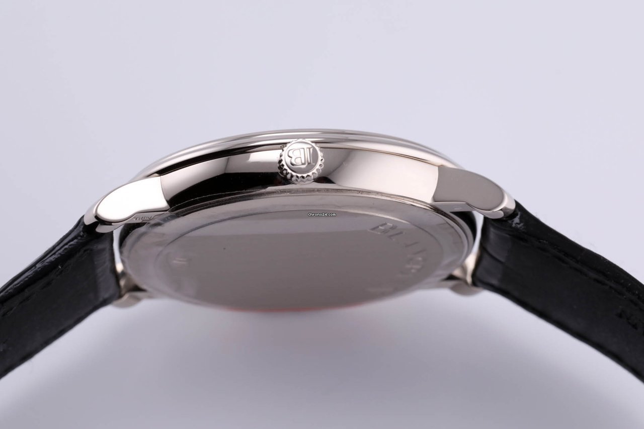 IMG_9081 Blancpain Villeret Mens watch Unisex Manual winding White gold 6616-1527-55B Replica 5