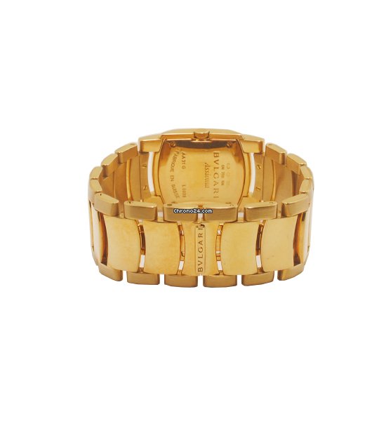 IMG_9081 Bulgari Assioma Womens watch Quartz Yellow gold AA31G Replica 5