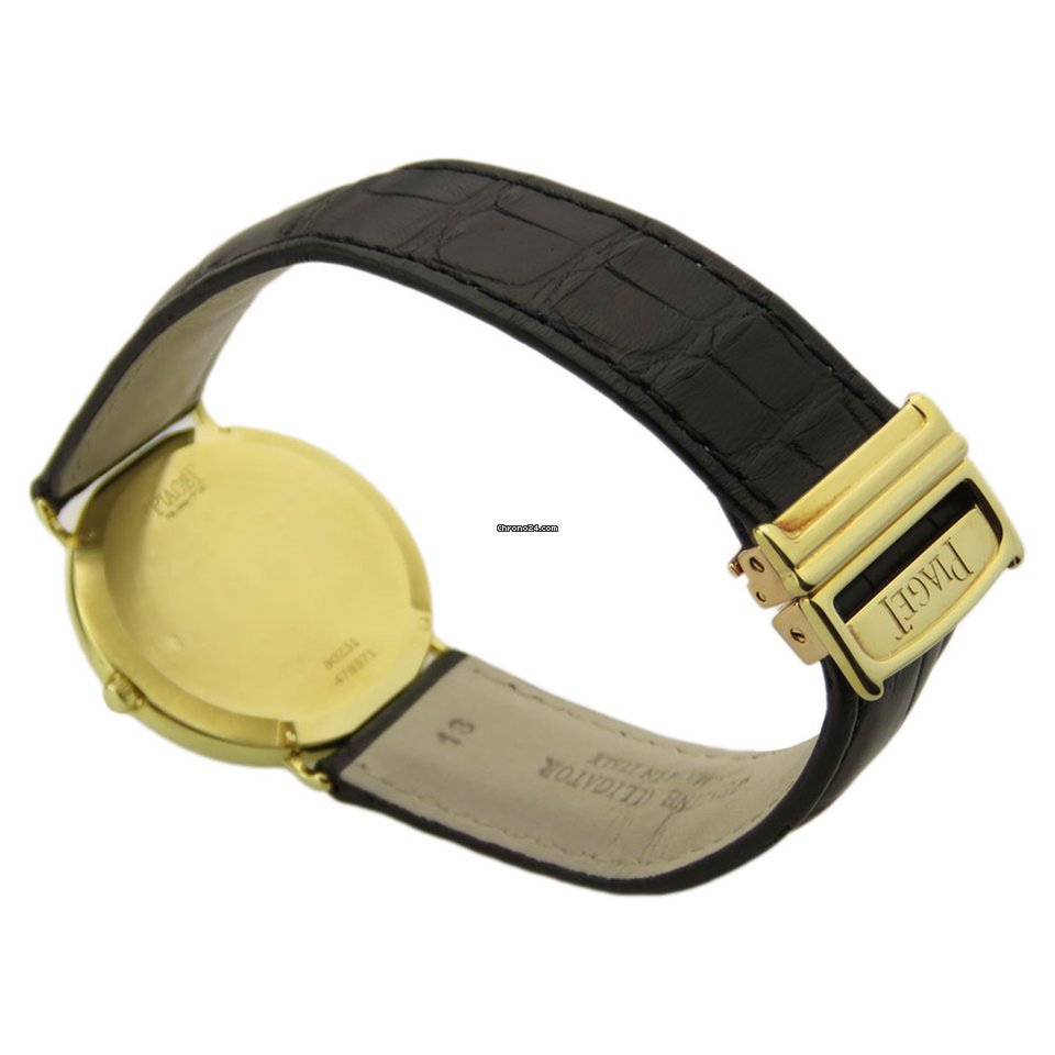 IMG_9081 Piaget Mens watch Unisex Quartz Yellow gold 80231 Replica 5