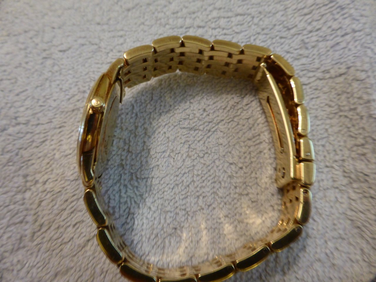 IMG_9081 Omega De Ville Prestige Womens watch Quartz Yellow gold 6503 833 Replica 5