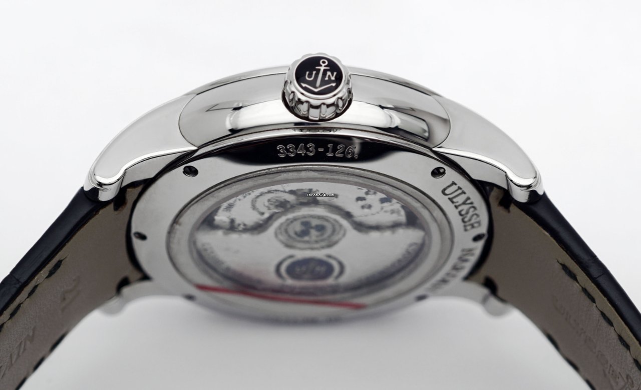 IMG_9081 Ulysse Nardin Dual Time Mens watch Unisex Automatic Steel U3343-126 912 Replica 5