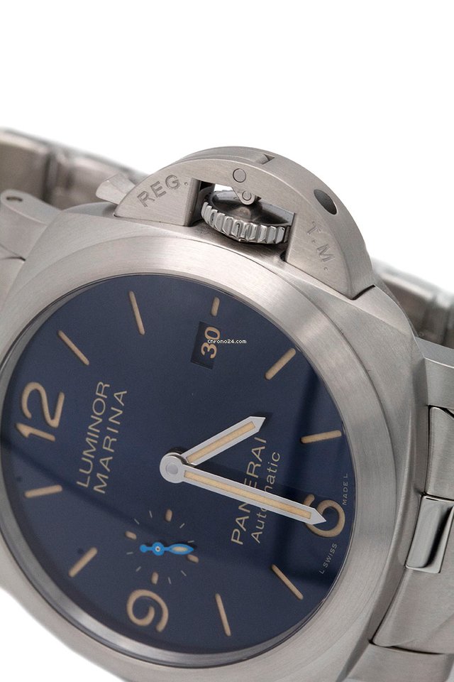 IMG_9081 Panerai Luminor 1950 Mens watch Unisex Automatic Titanium PAM00745 Replica 5