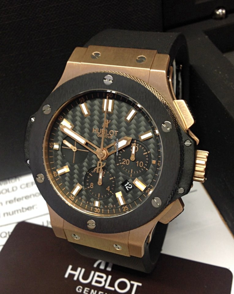 IMG_9081 Hublot Big Bang 44 mm Mens watch Unisex Automatic Rose gold 301.PM.1780.RX Replica 5