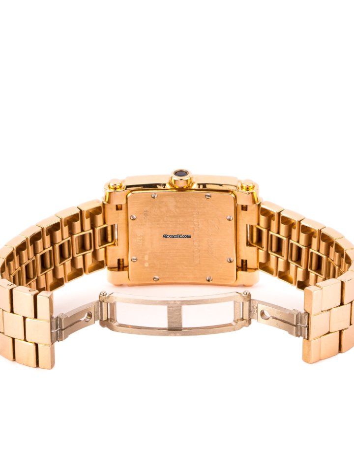IMG_9081 Chopard Happy Sport Mens watch Unisex Quartz Rose gold 275322-5002 Replica 5