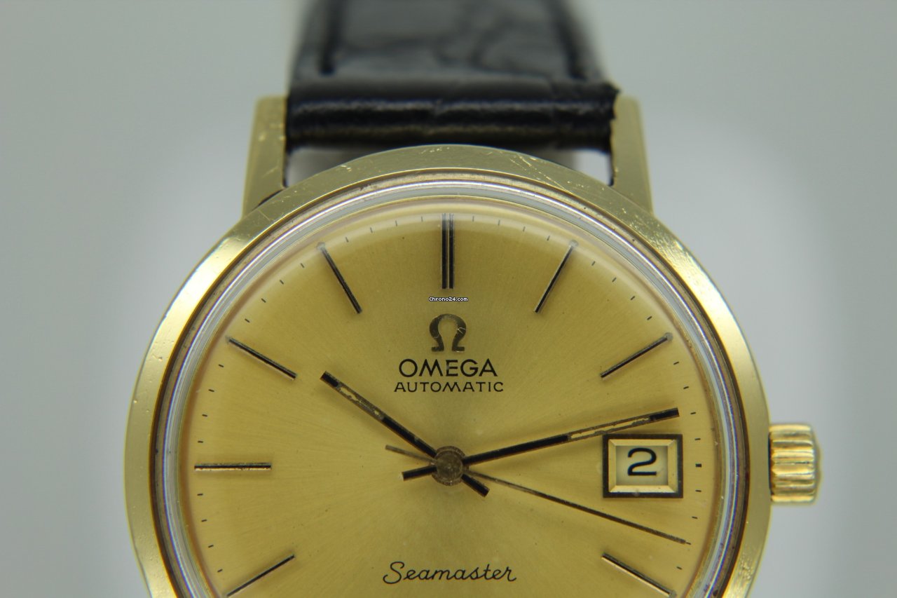 IMG_9081 Omega Seamaster Mens watch Unisex Automatic Yellow gold 961409 Replica 5