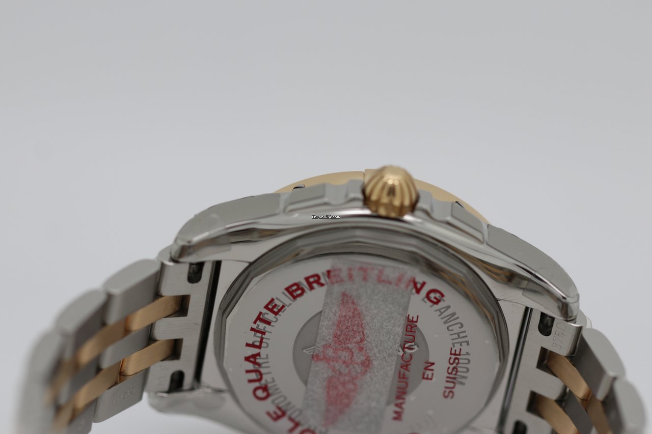 Breitling Galactic 36 Womens watch Automatic Gold Steel C37330121A1C1 Replica 5