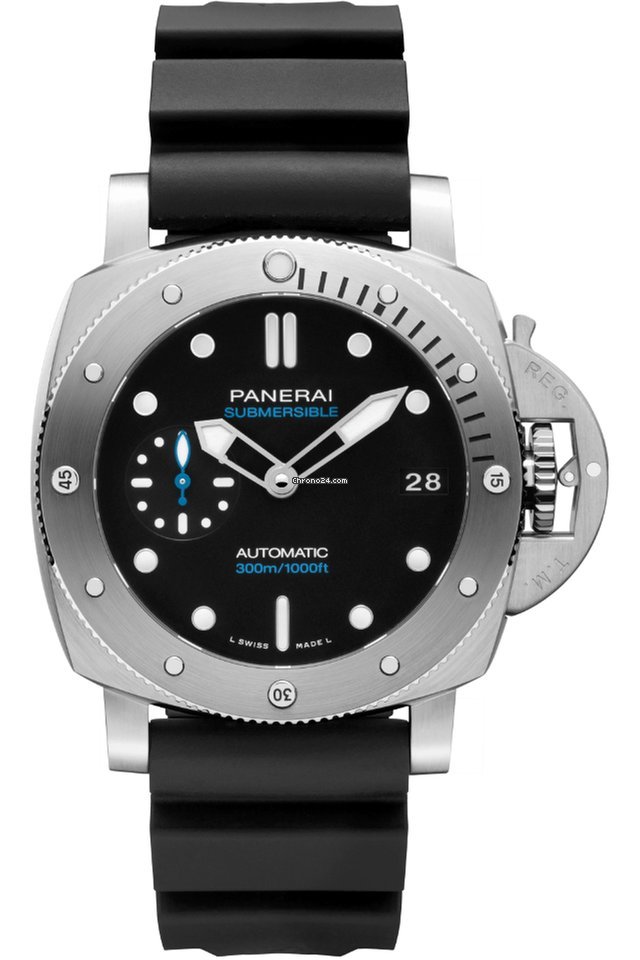 IMG_9081 Panerai Luminor Submersible Mens watch Unisex Automatic Steel PAM 00973 Replica 5