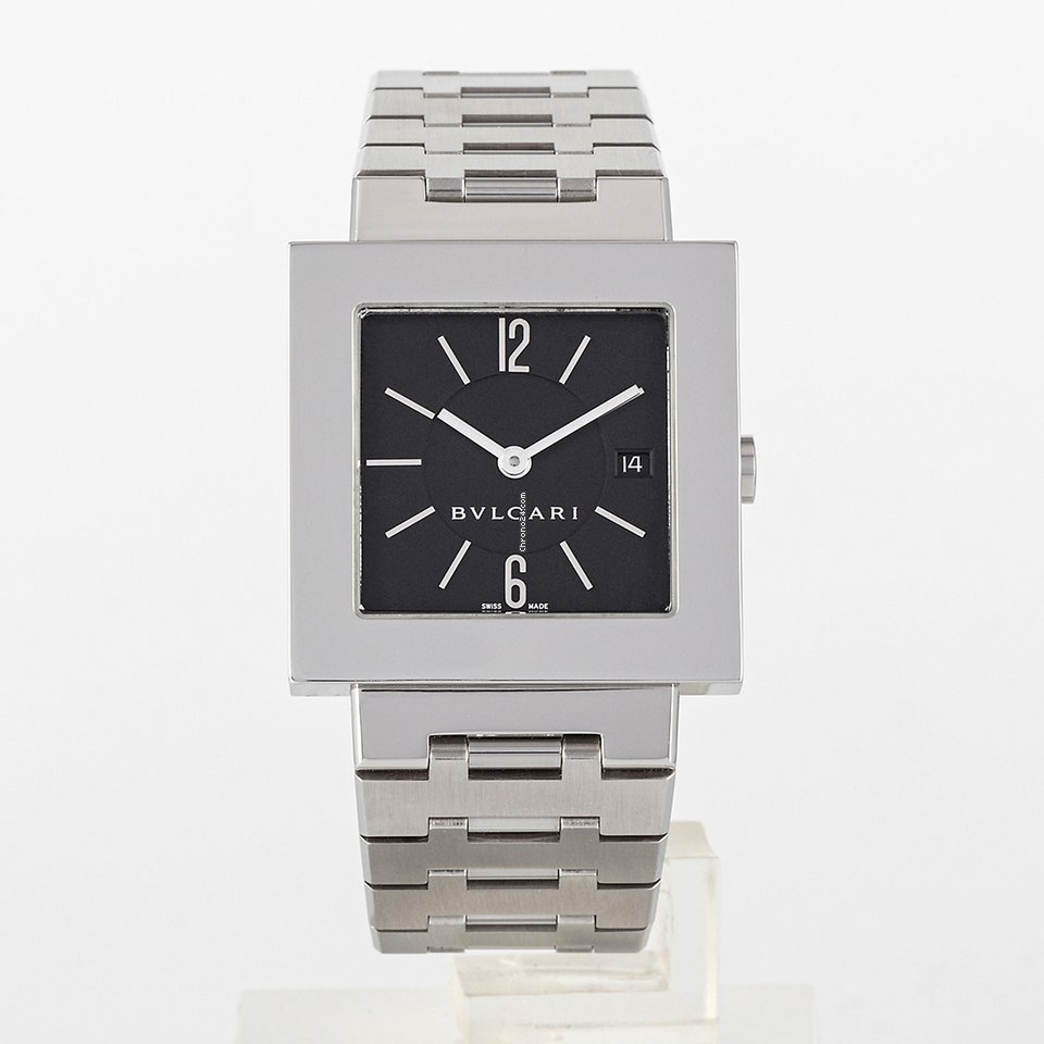 Bulgari Quadrato Womens watch Quartz Steel SQ 27 SSD Replica 5