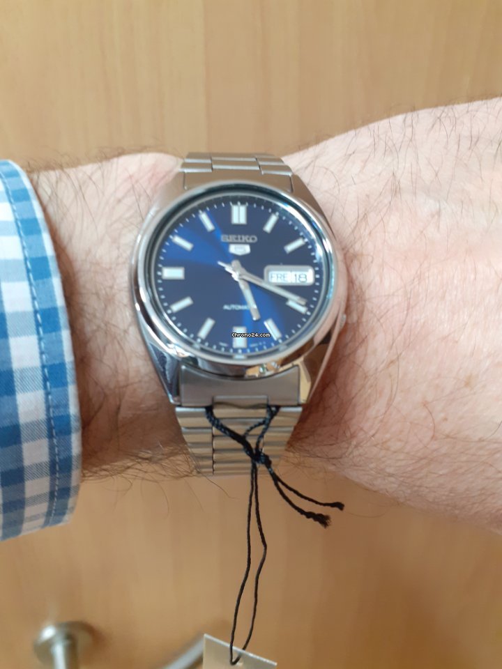 IMG_9081 Seiko 5 Mens watch Unisex Automatic Steel SNXS77 Replica 5